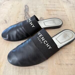 GIVENCHY Bedford flat mules size 38 luxury designer brand